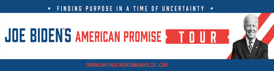 Joe Biden at Orpheum Theatre Minneapolis