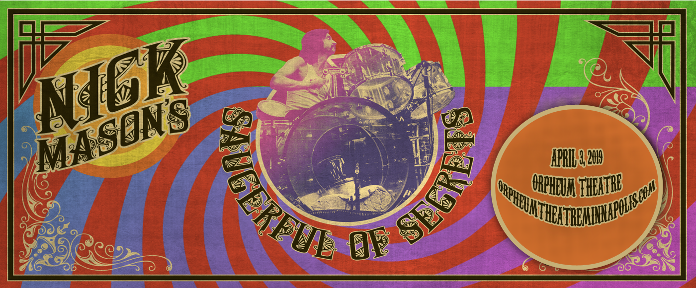 Nick Mason's Saucerful of Secrets at Orpheum Theatre Minneapolis tickets Nick Mason's Saucerful of Secrets at Orpheum Theatre Minneapolis