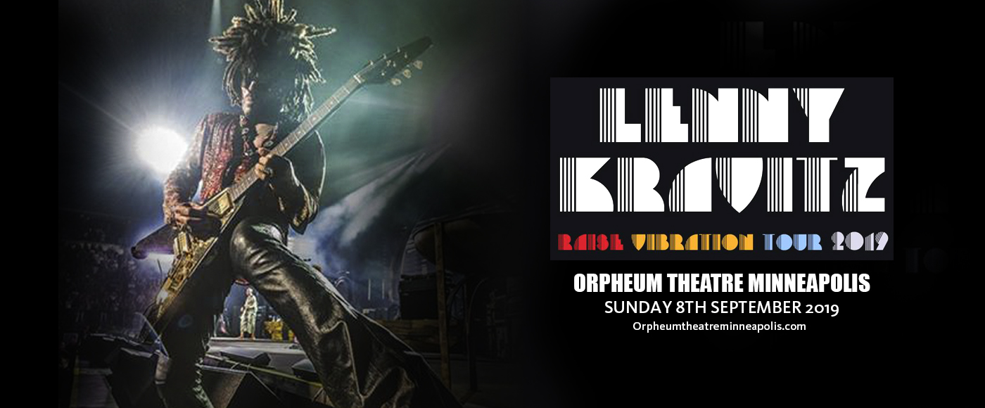 Lenny Kravitz at Orpheum Theatre Minneapolis tickets Lenny Kravitz at Orpheum Theatre Minneapolis