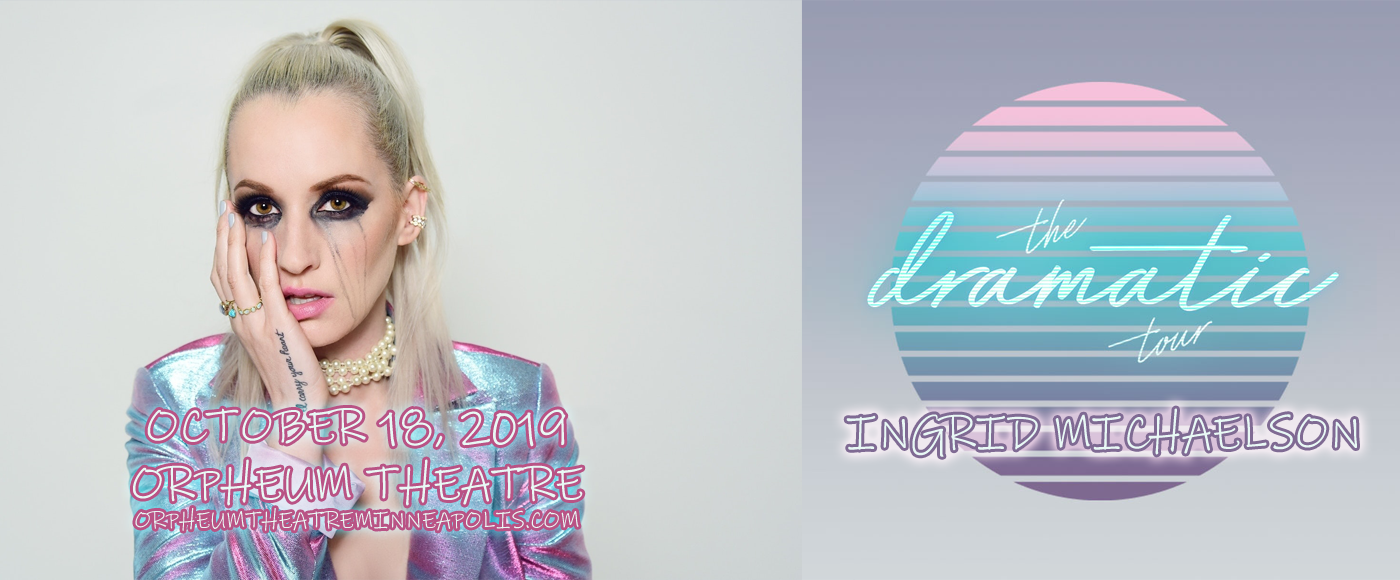 Ingrid Michaelson at Orpheum Theatre Minneapolis tickets Ingrid Michaelson at Orpheum Theatre Minneapolis