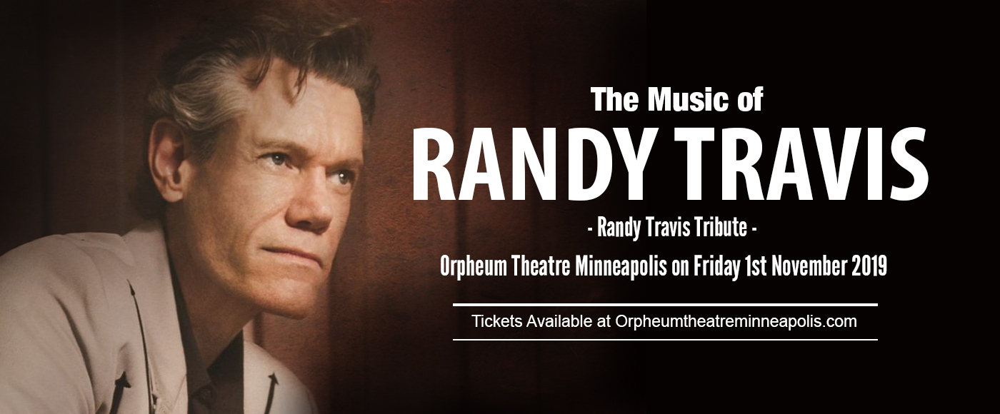 The Music of Randy Travis - Randy Travis Tribute at Orpheum Theatre Minneapolis
