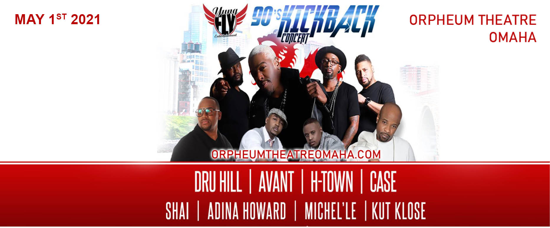 90s Kickback Concert: Dru Hill, Avant, H-Town & Case