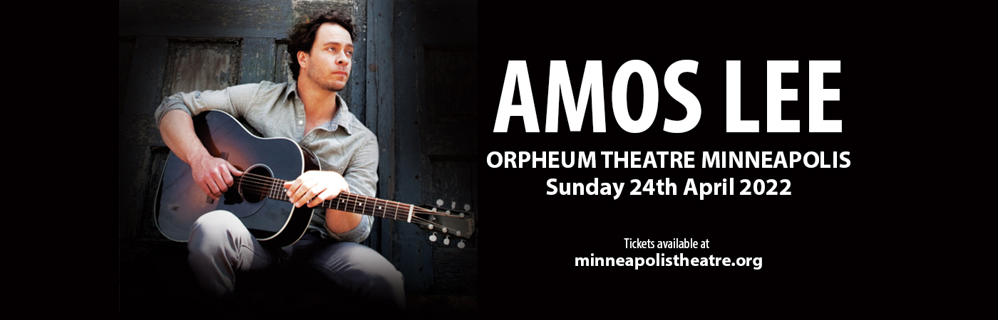 Amos Lee at Orpheum Theatre Minneapolis