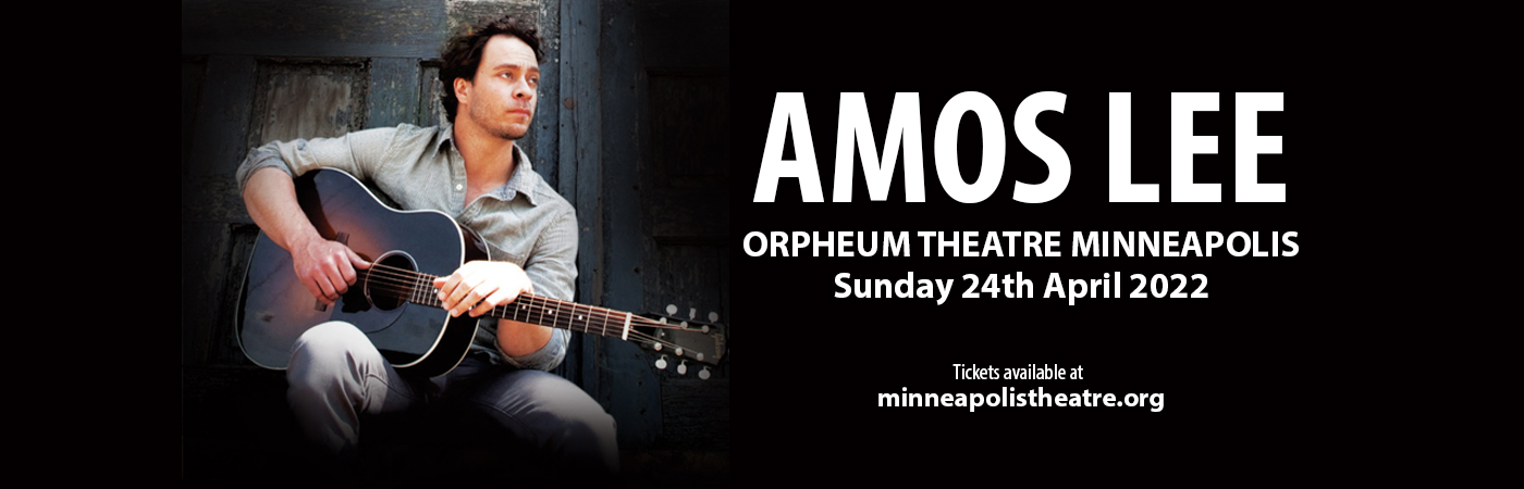 Amos Lee at Orpheum Theatre Minneapolis tickets Amos Lee at Orpheum Theatre Minneapolis