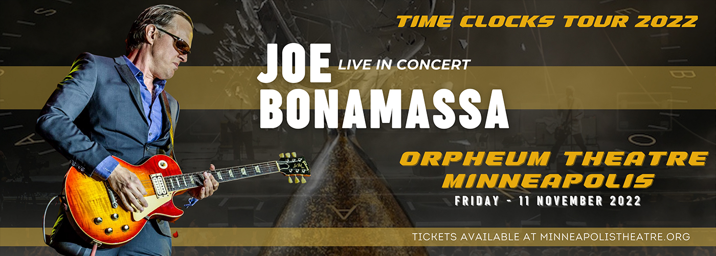 Joe Bonamassa at Orpheum Theatre Minneapolis