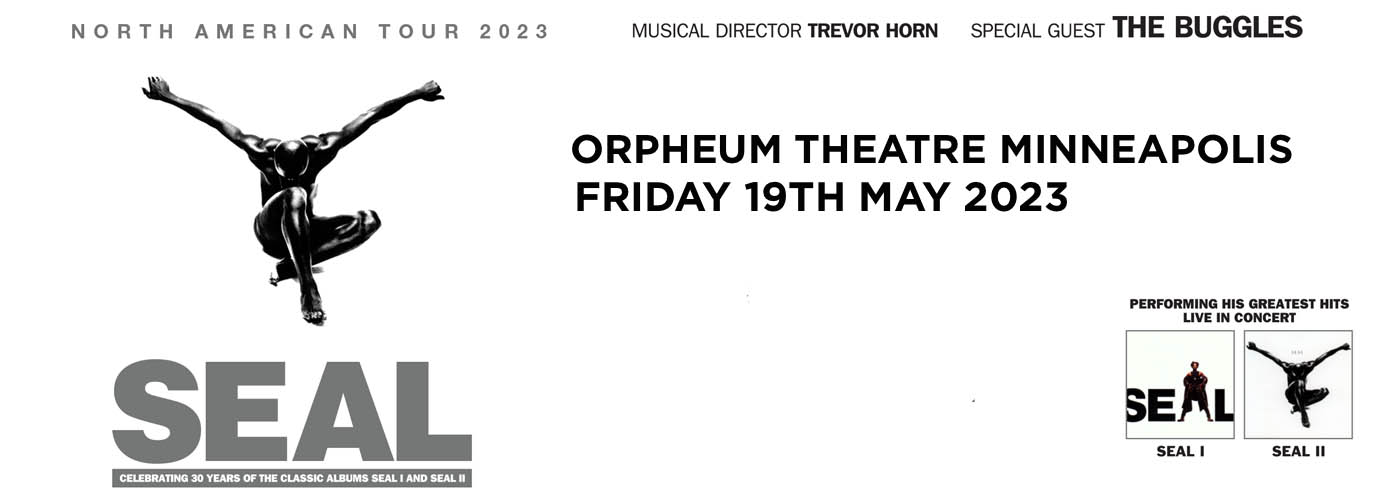 Seal at Orpheum Theatre Minneapolis tickets Seal at Orpheum Theatre Minneapolis