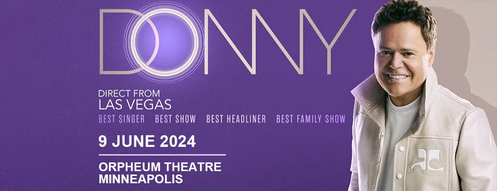 Donny Osmond at Orpheum Theatre