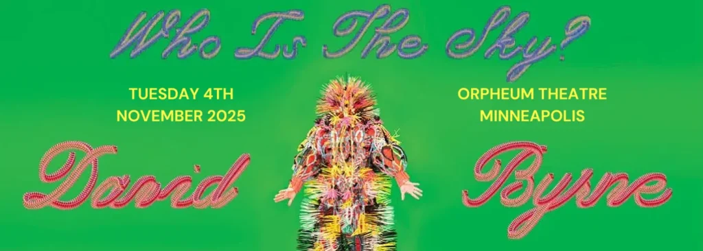 David Byrne at Orpheum Theatre