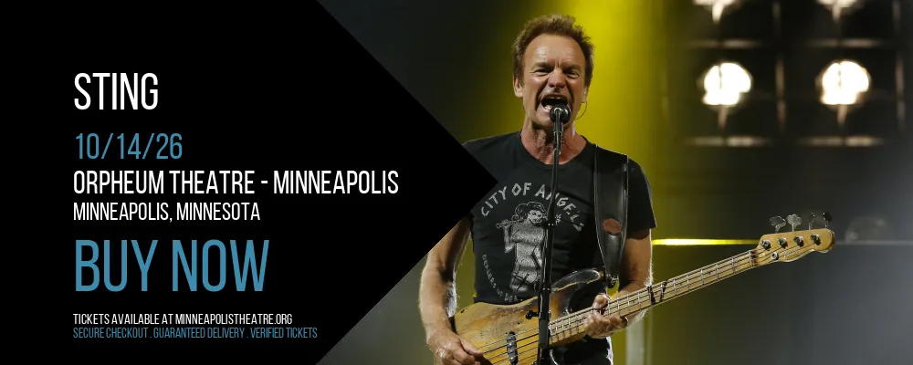 Sting at Orpheum Theatre